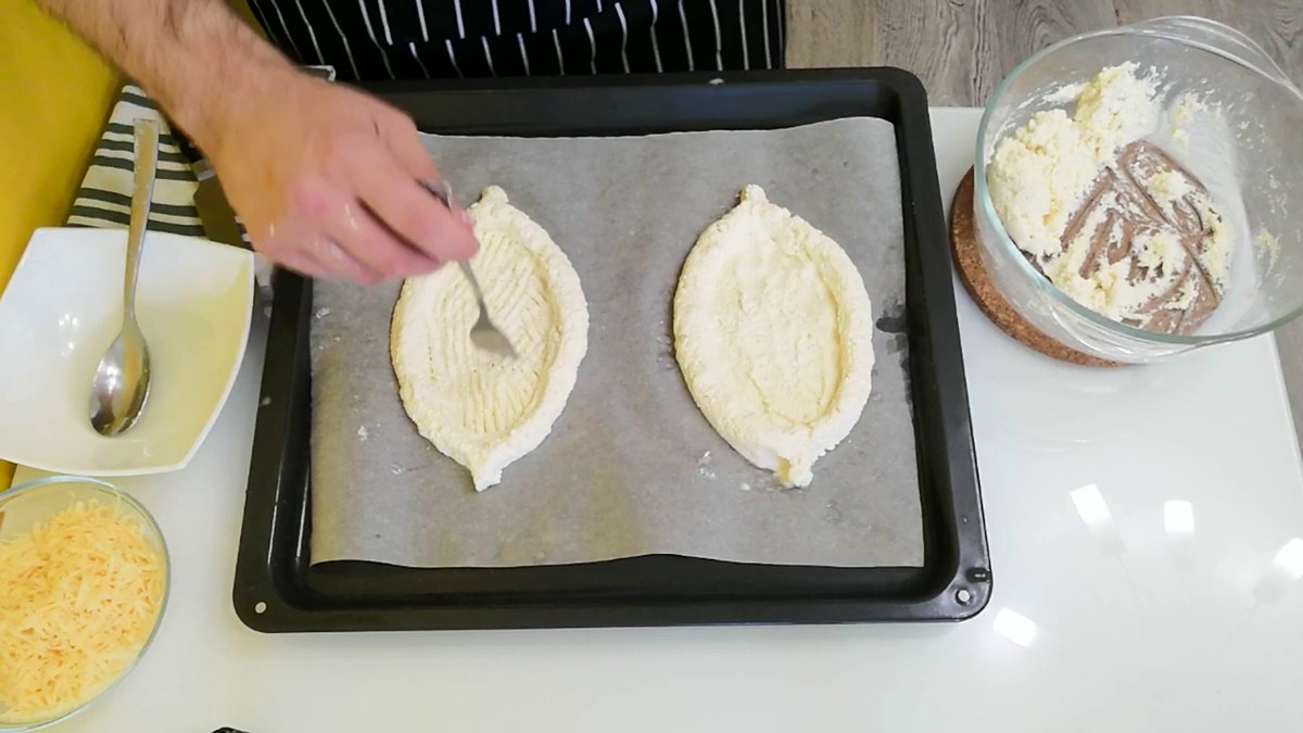 Líné chačapuri z tvarohového těsta bez droždí bez válení a hotové za chvilku