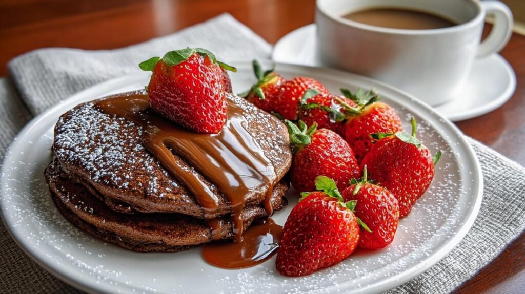 Domácí palačinky s kakaem, měkké a bez trhání