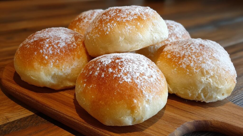 Domácí housky z hladké mouky, jednoduché pro začátečníky