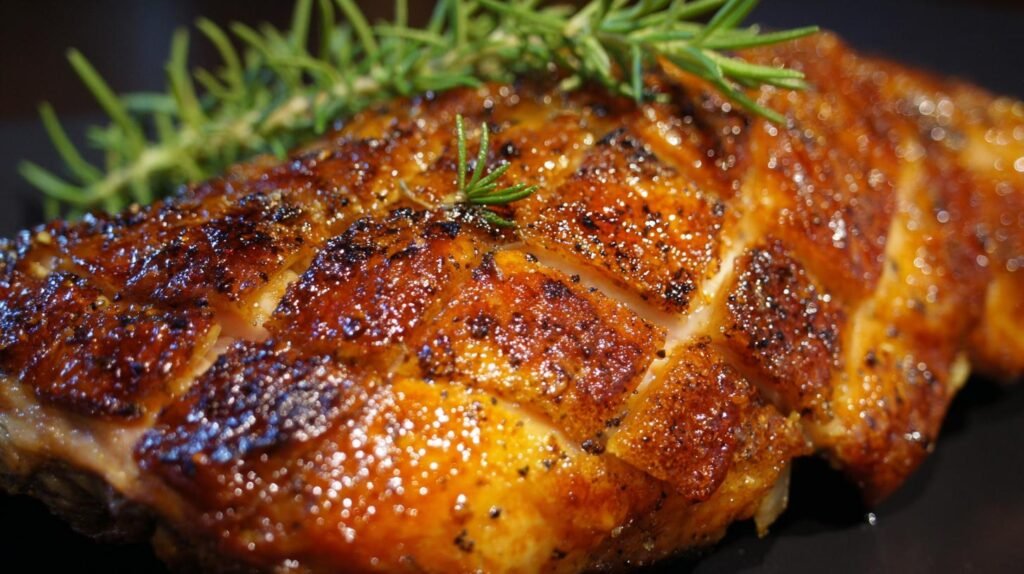 Pečená kachna s kmínem, křupavá kůže snadno