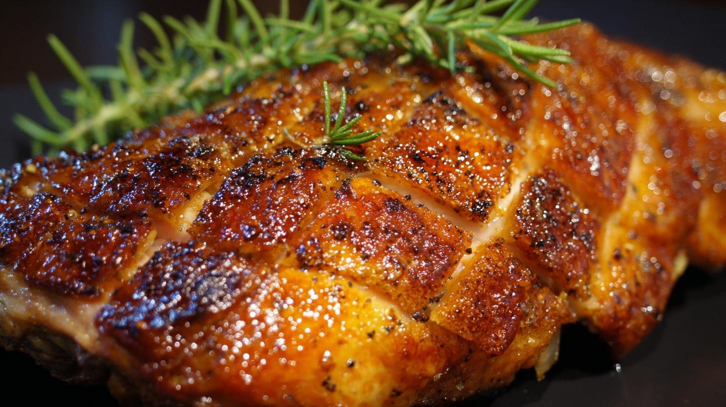 Pečená kachna s kmínem, křupavá kůže snadno