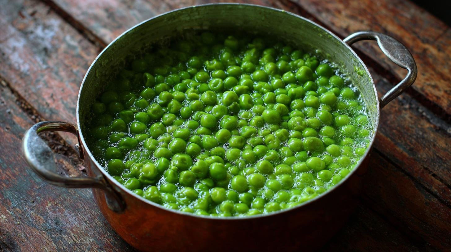 Hrachová polévka z loupaného hrachu, hustá a levná. Příprava krok za krokem