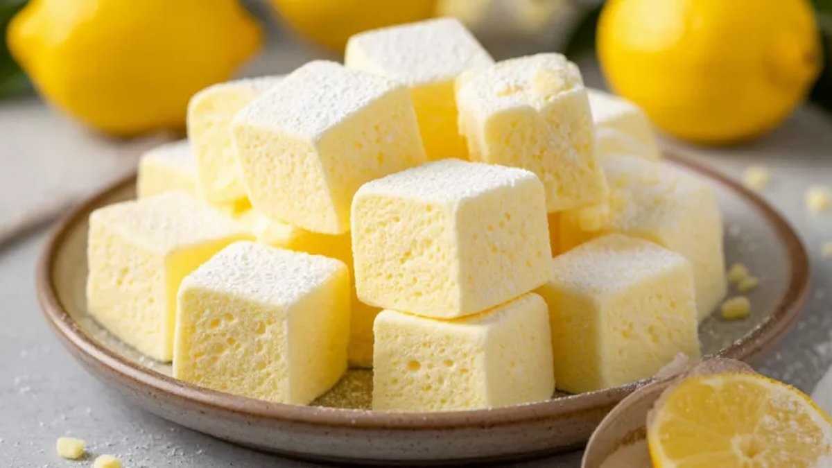 Vyšlehejte citronovou šťávu s cukrem a dejte do lednice výsledkem je nadýchaný marshmallow, který chutná lépe než kupovaný